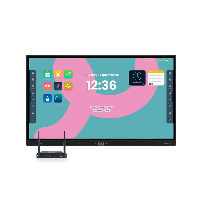 Інтерактивна панель Prowise Touchscreen Ten G3 86", комп. модуль OPS (i7-13Gen/16/512/W11Pro) (WB716512), настінне кріплення